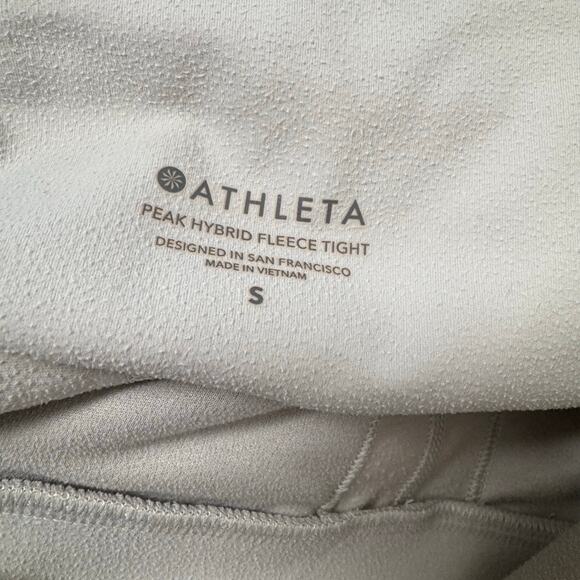 Athleta Womens Ivory Stretch High Rise Pull On Zipper Pockets Skinny Pant Size S - Picture 8 of 11
